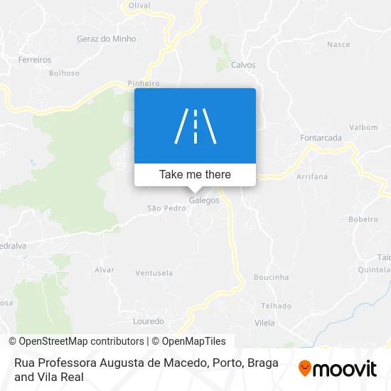 Rua Professora Augusta de Macedo map