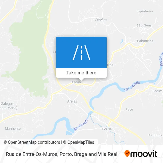 Rua de Entre-Os-Muros map