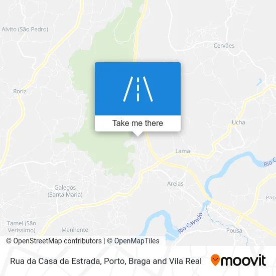 Rua da Casa da Estrada map