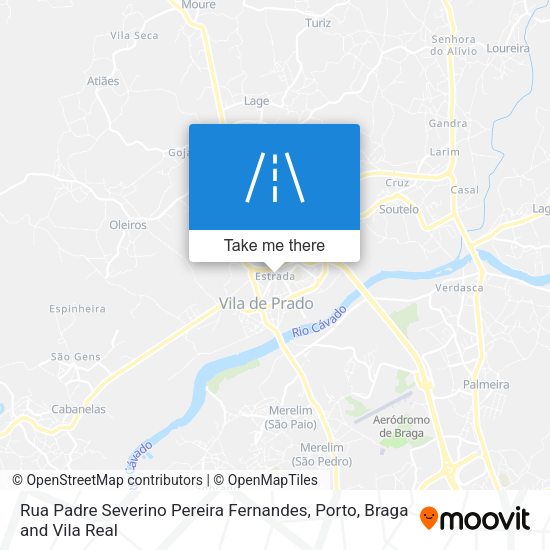 Rua Padre Severino Pereira Fernandes map