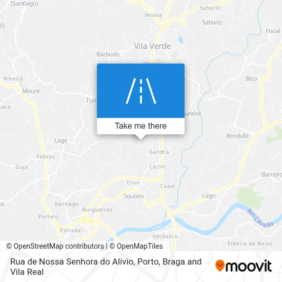 Rua de Nossa Senhora do Alívio map