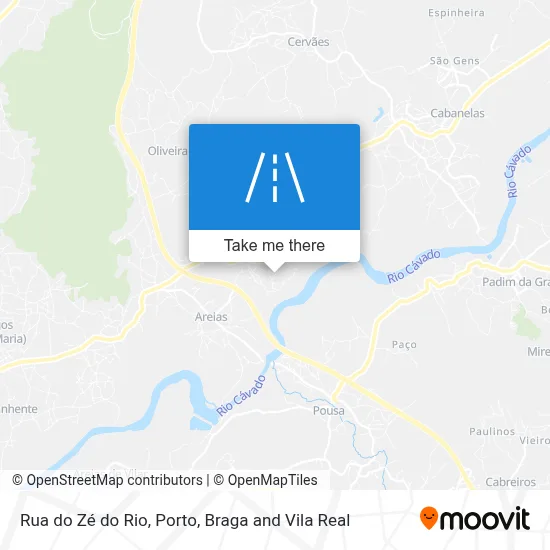 Rua do Zé do Rio map