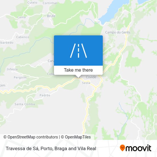 Travessa de Sá mapa
