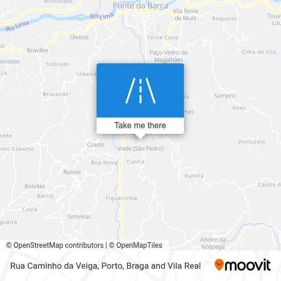 Rua Caminho da Veiga map