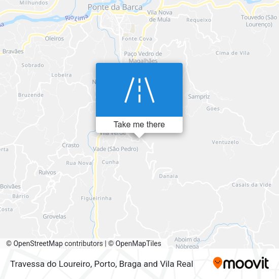 Travessa do Loureiro mapa