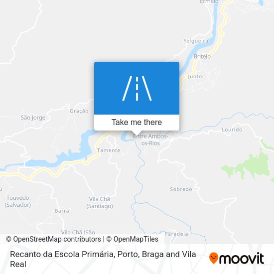 Recanto da Escola Primária map