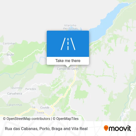 Rua das Cabanas map