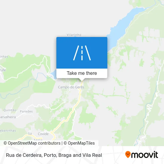 Rua de Cerdeira map
