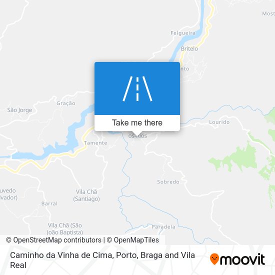 Caminho da Vinha de Cima map