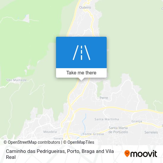 Caminho das Pedrigueiras map