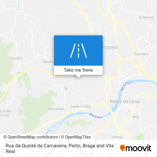Rua da Quinta da Carcaveira map