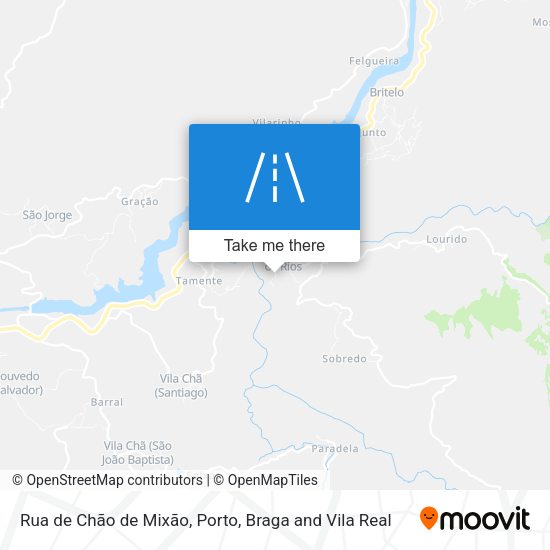 Rua de Chão de Mixão map
