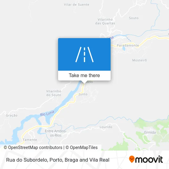 Rua do Subordelo map