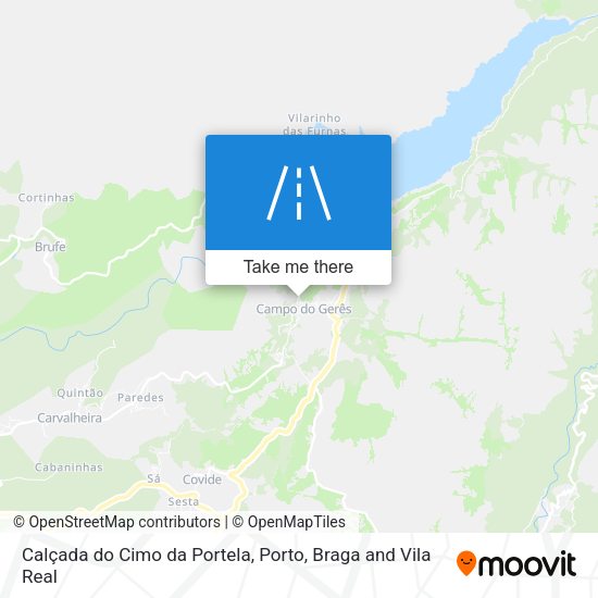 Calçada do Cimo da Portela map