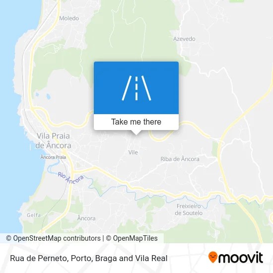 Rua de Perneto map