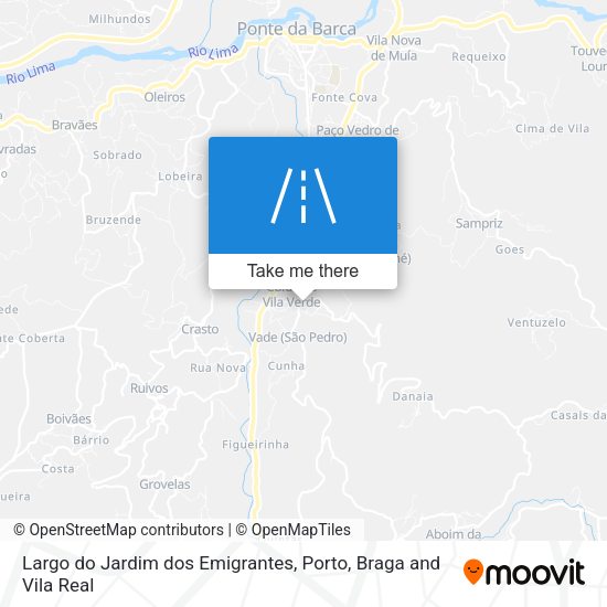 Largo do Jardim dos Emigrantes map