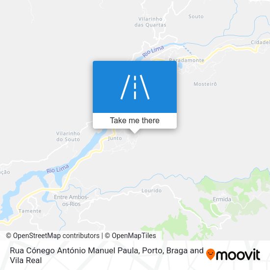 Rua Cónego António Manuel Paula map