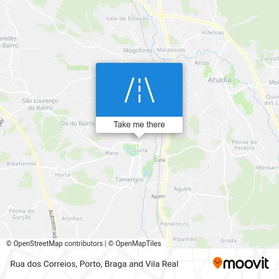 Rua dos Correios map