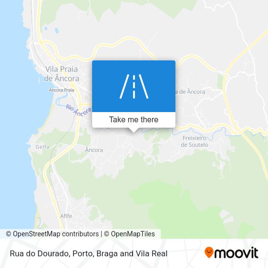 Rua do Dourado mapa