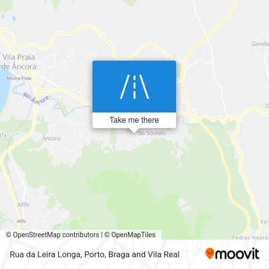 Rua da Leira Longa map