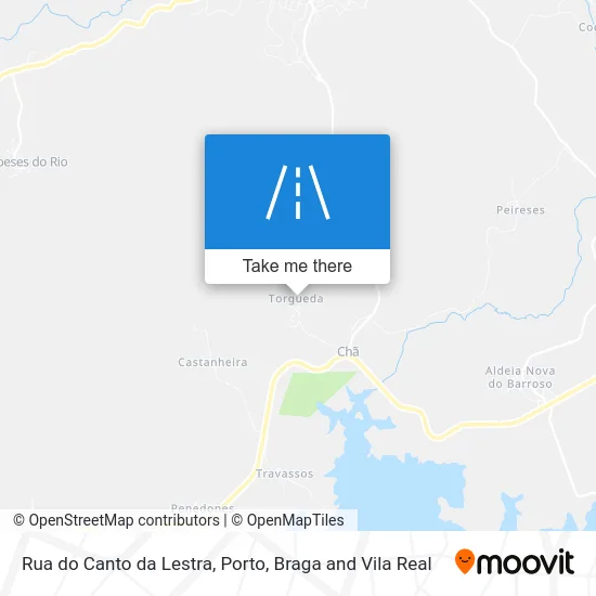 Rua do Canto da Lestra map