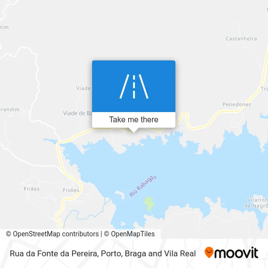 Rua da Fonte da Pereira map