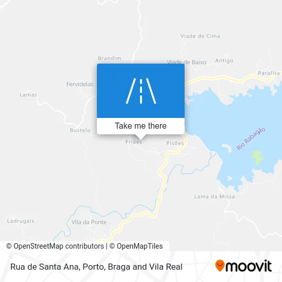 Rua de Santa Ana map