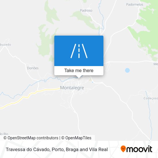 Travessa do Cávado mapa