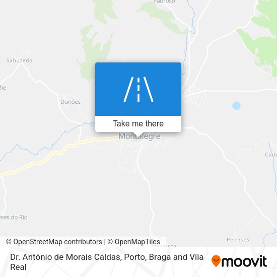 Dr. António de Morais Caldas mapa