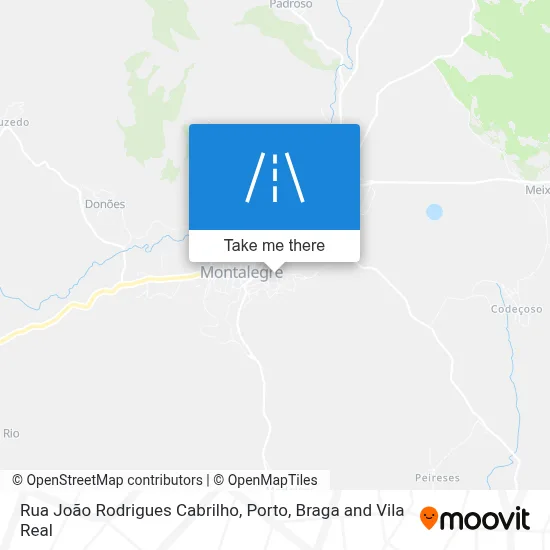 Rua João Rodrigues Cabrilho map