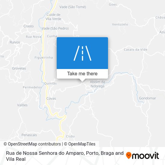 Rua de Nossa Senhora do Amparo map