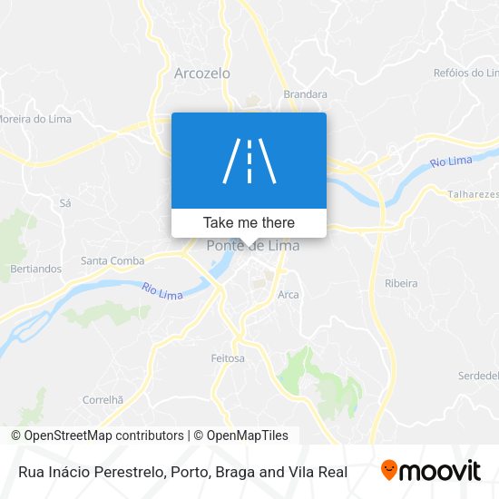 Rua Inácio Perestrelo mapa
