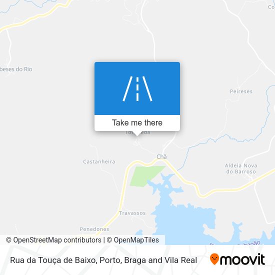 Rua da Touça de Baixo map