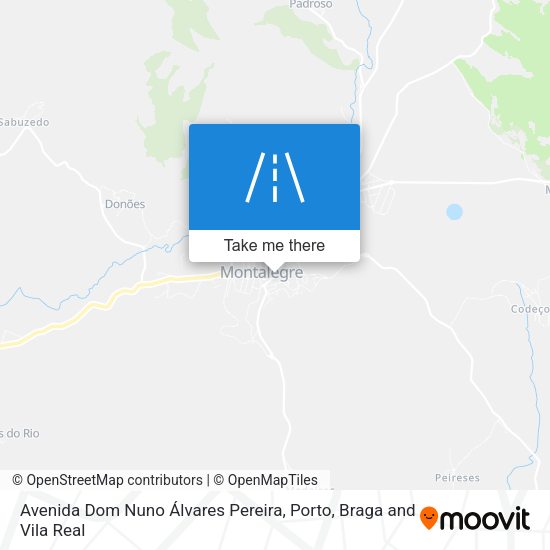 Avenida Dom Nuno Álvares Pereira map