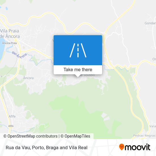 Rua da Vau map