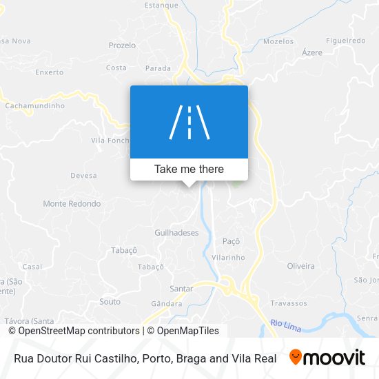 Rua Doutor Rui Castilho map