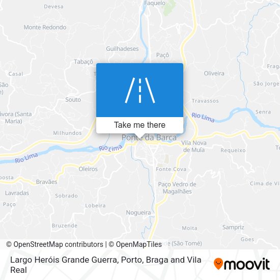 Largo Heróis Grande Guerra map