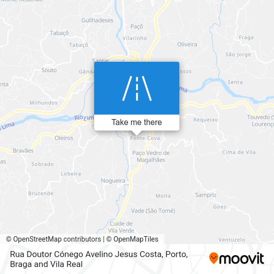 Rua Doutor Cónego Avelino Jesus Costa map