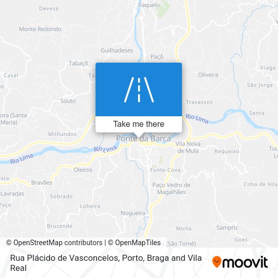 Rua Plácido de Vasconcelos mapa
