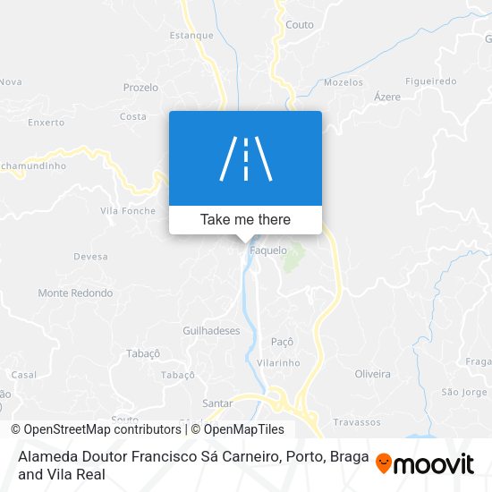 Alameda Doutor Francisco Sá Carneiro mapa