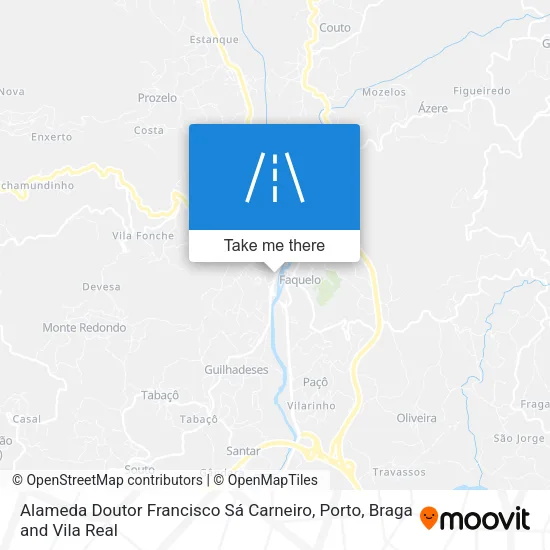 Alameda Doutor Francisco Sá Carneiro map