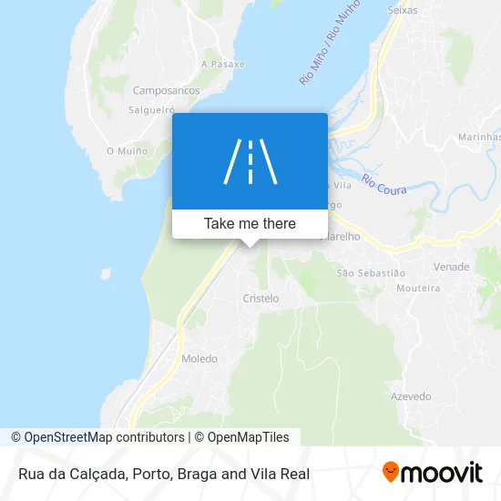 Rua da Calçada map