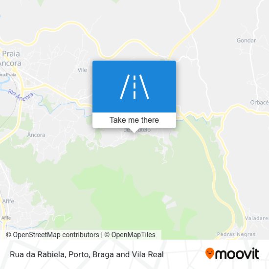 Rua da Rabiela map