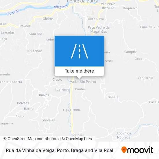 Rua da Vinha da Veiga map