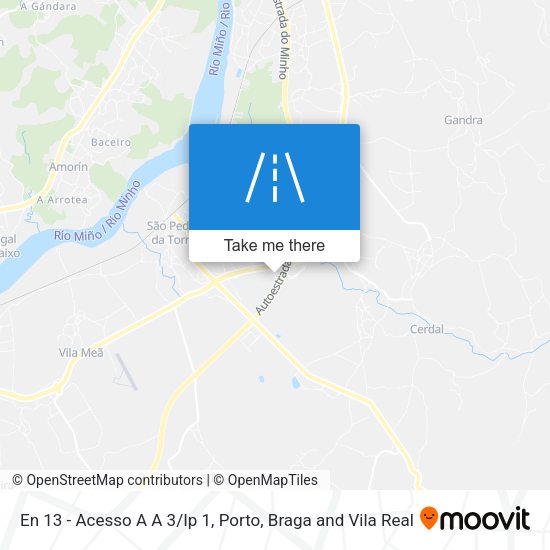 En 13 - Acesso A A 3/Ip 1 map