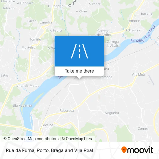 Rua da Furna map