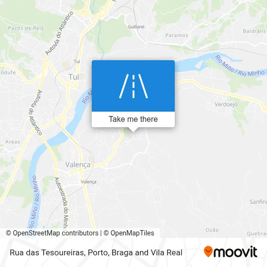Rua das Tesoureiras map