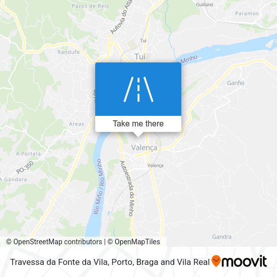 Travessa da Fonte da Vila mapa