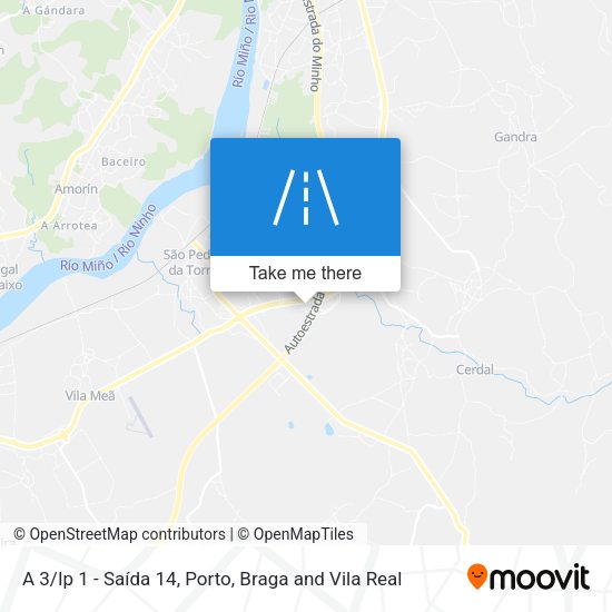 A 3/Ip 1 - Saída 14 mapa