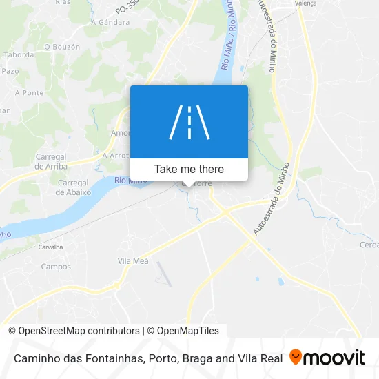 Caminho das Fontainhas map